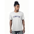 thumbnail image 1 of Daxton Premium Basic Crew Neck Short Sleeve Tshirt Cities Compton  Letter, 1 of 2
