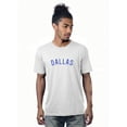 thumbnail image 1 of Daxton Premium Basic Crew Neck Short Sleeve Tshirt Cities Dallas  Letter, 1 of 2