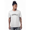 thumbnail image 1 of Daxton Premium Basic Crew Neck Short Sleeve Tshirt Cities Louisville  Letter, 1 of 2