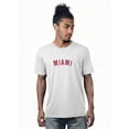 thumbnail image 1 of Daxton Premium Basic Crew Neck Short Sleeve Tshirt Cities Miami  Letter, 1 of 2