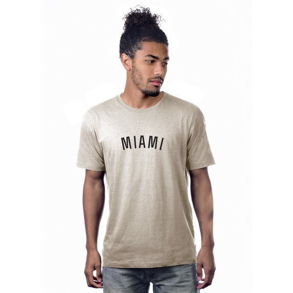 Daxton Premium Basic Crew Neck Short Sleeve Tshirt Cities Miami Letter