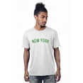 thumbnail image 1 of Daxton Premium Basic Crew Neck Short Sleeve Tshirt Cities New York  Letter, 1 of 2