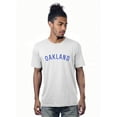 thumbnail image 1 of Daxton Premium Basic Crew Neck Short Sleeve Tshirt Cities Oakland  Letter, 1 of 2