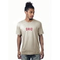 thumbnail image 1 of Daxton Premium Basic Crew Neck Short Sleeve Tshirt Cities Ohio  Letter, 1 of 2