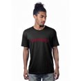thumbnail image 1 of Daxton Premium Basic Crew Neck Short Sleeve Tshirt Cities San Francisco  Letter - Black Red-Medium, 1 of 2