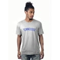 thumbnail image 1 of Daxton Premium Basic Crew Neck Short Sleeve Tshirt Cities Tennessee  Letter - HthGrey Royal-Large, 1 of 2