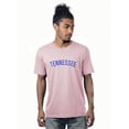 thumbnail image 1 of Daxton Premium Basic Crew Neck Short Sleeve Tshirt Cities Tennessee  Letter - Pink Royal-XX-Large, 1 of 2
