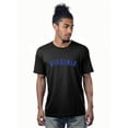 thumbnail image 1 of Daxton Premium Basic Crew Neck Short Sleeve Tshirt Cities Virginia  Letter - BlackRoyal-Large, 1 of 2