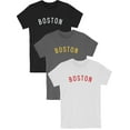 thumbnail image 1 of Daxton Premium Boston Nation Tshirt Short Sleeves Crew Neck Cotton Tee, 1 of 5