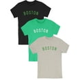 thumbnail image 1 of Daxton Premium Boston Nation Tshirt Short Sleeves Crew Neck Cotton Tee, 1 of 5