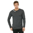 thumbnail image 1 of Daxton Premium Cleveland Men Long Sleeves T Shirt Ultra Soft Medium Weight Cotton, Hth Charcoal Tee White Letters 2XL, 1 of 3