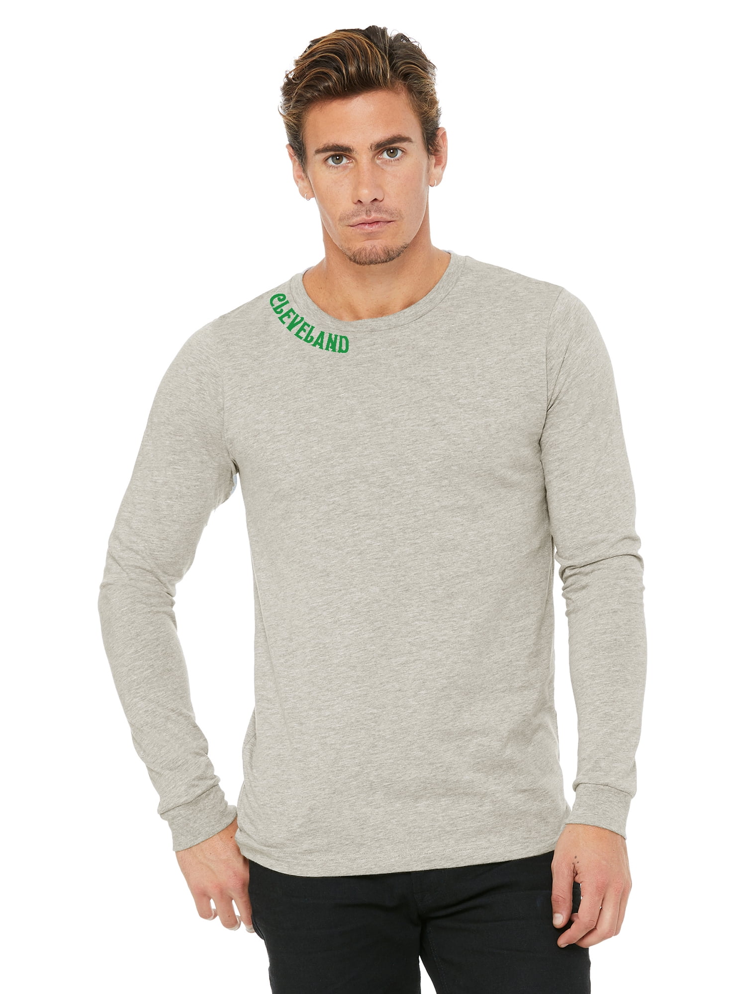 Daxton Premium Cleveland Men Long Sleeves T Shirt Ultra Soft