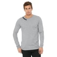 thumbnail image 1 of Daxton Premium Georgia Men Long Sleeves T Shirt Ultra Soft Medium Weight Cotton, Heather Gray Tee Black Letters Medium, 1 of 3