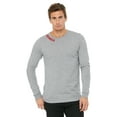 thumbnail image 1 of Daxton Premium Georgia Men Long Sleeves T Shirt Ultra Soft Medium Weight Cotton, Hgray Tee Red Letters Medium, 1 of 3