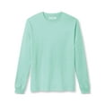 thumbnail image 1 of Daxton Premium Men's Long Sleeves T Shirt Ultra Soft Medium Weight Cotton, Mint XS, 1 of 3