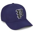 thumbnail image 1 of Daxton Premium Mid Profile Hat Semi Curved Visor Navy Cap White Black Gothic Embroidered, Letter P, 1 of 4