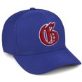 thumbnail image 1 of Daxton Premium Mid Profile Hat Semi Curved Visor Royal Cap White Red Gothic Embroidered, Letter G, 1 of 4