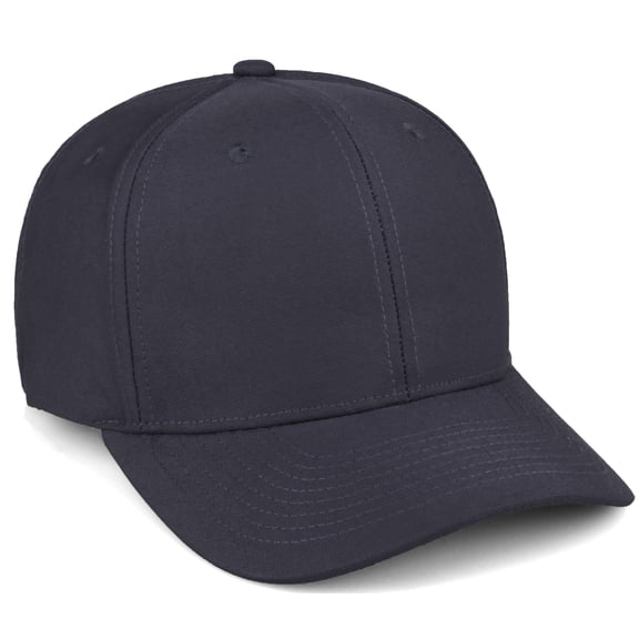 Daxton Premium Mid Profile Hat Semi Curved Visor Structured Cap, Charcoal