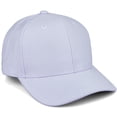 thumbnail image 1 of Daxton Premium Mid Profile Hat Semi Curved Visor Structured Cap, Light Blue, 1 of 5