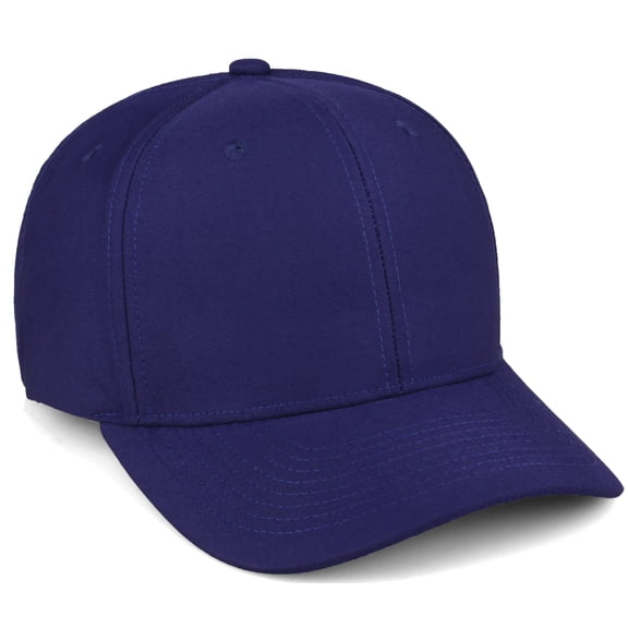 Daxton Premium Mid Profile Hat Semi Curved Visor Structured Cap, Navy