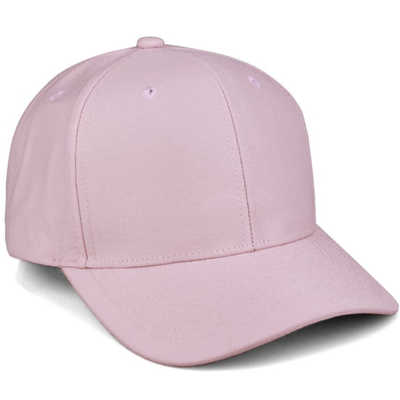 Daxton Premium Mid Profile Hat Semi Curved Visor Structured Cap, Pink