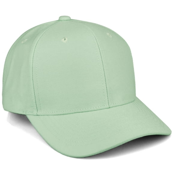 Daxton Premium Mid Profile Hat Semi Curved Visor Structured Cap, Sage