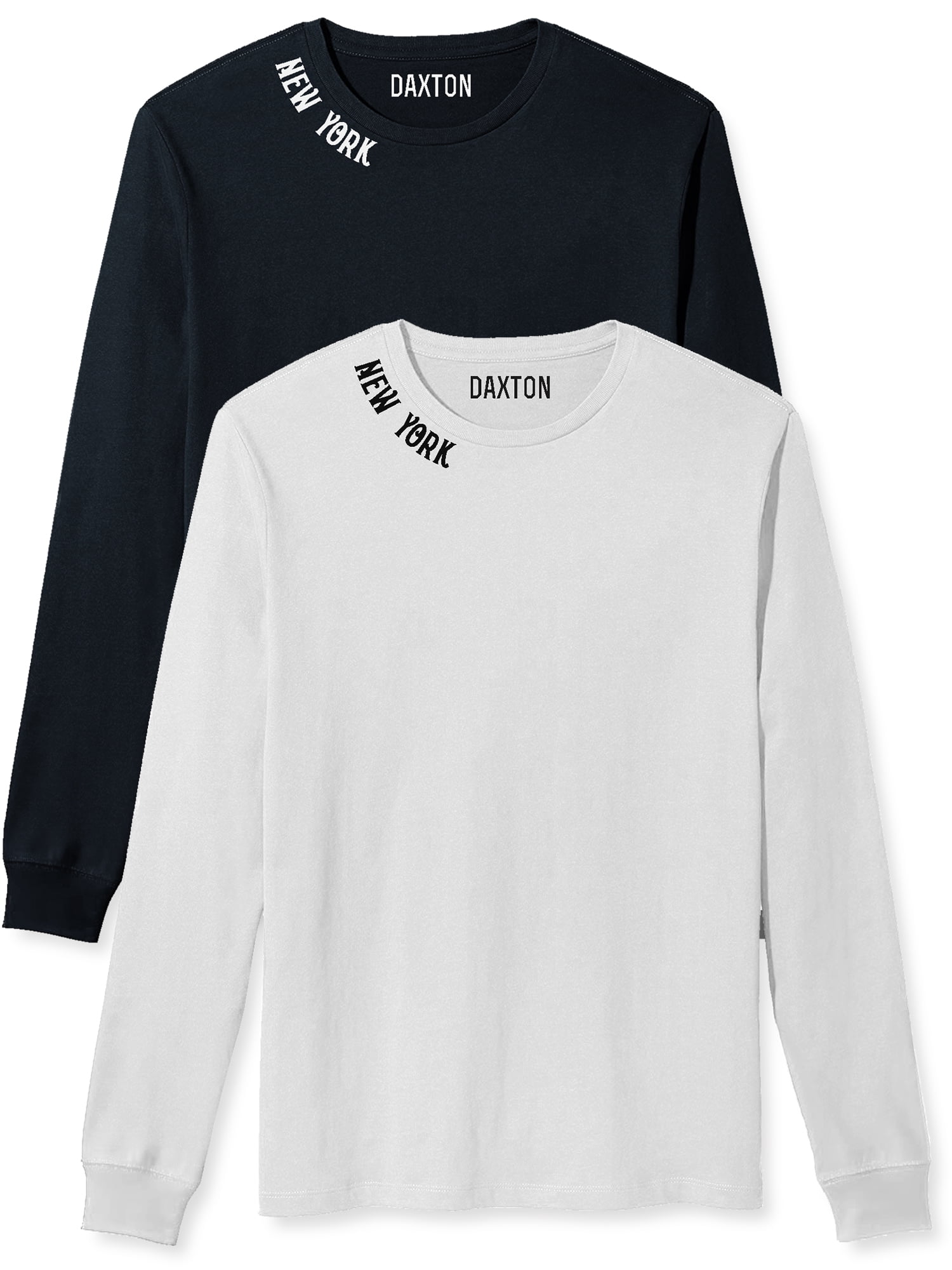 Daxton Premium New York Men Long Sleeves T Shirt Ultra Soft Medium
