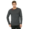 thumbnail image 1 of Daxton Premium Seattle Men Long Sleeves T Shirt Ultra Soft Medium Weight Cotton, HCharcoal Tee Red Letters 2XL, 1 of 3