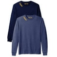 thumbnail image 1 of Daxton Premium Virginia Men Long Sleeves T Shirt Ultra Soft Medium Weight Cotton, 2Pk Navy Gold HNavy Gold 1XL, 1 of 6