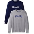 thumbnail image 1 of Daxton Retro Dallas Arch Font Long Sleeves T Shirt Soft Medium Weight Cotton, 1 of 1