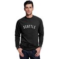 thumbnail image 1 of Daxton Seattle Sweatshirt Athletic Fit Pullover Crewneck French Terry Fabric, 1 of 3