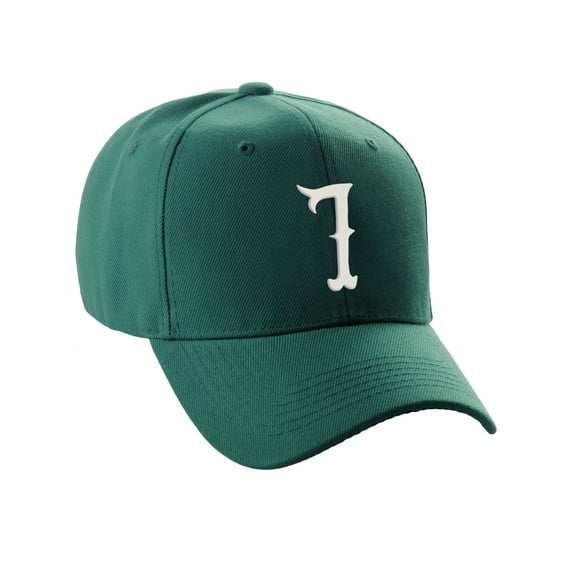 Daxton StructuWhite Baseball Hat Cap Curved Visor Vintage Custom Number, Hunter Hat, White Number 7