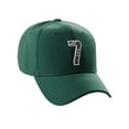 thumbnail image 1 of Daxton Structured Baseball Hat Cap 3D Alphabet A to Z Letter Number Initial-Hunter, Number 7, 1 of 5