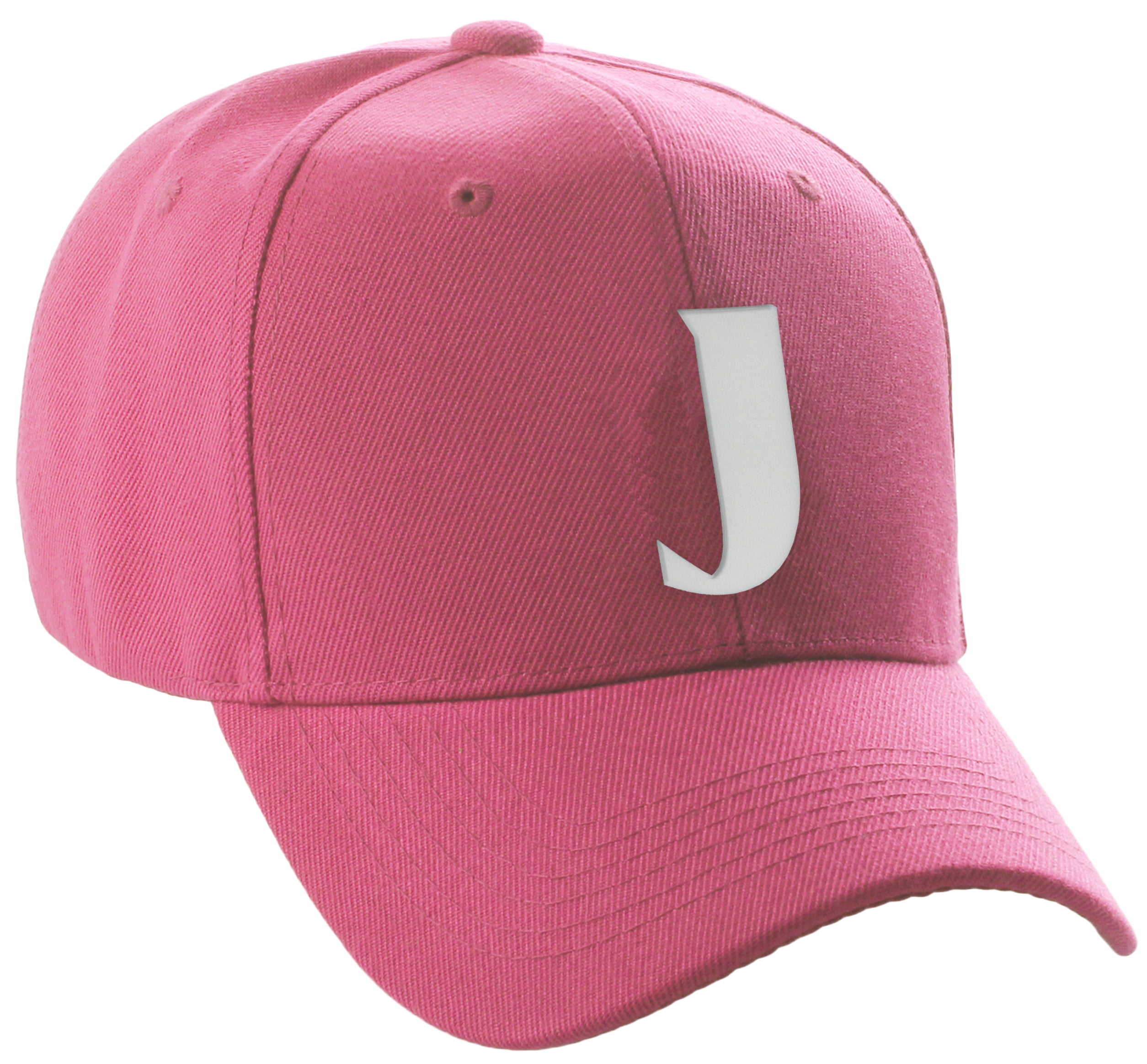 Daxton Structured Curve Visor Bill Baseball Hat 3D Capital Alphabet ...