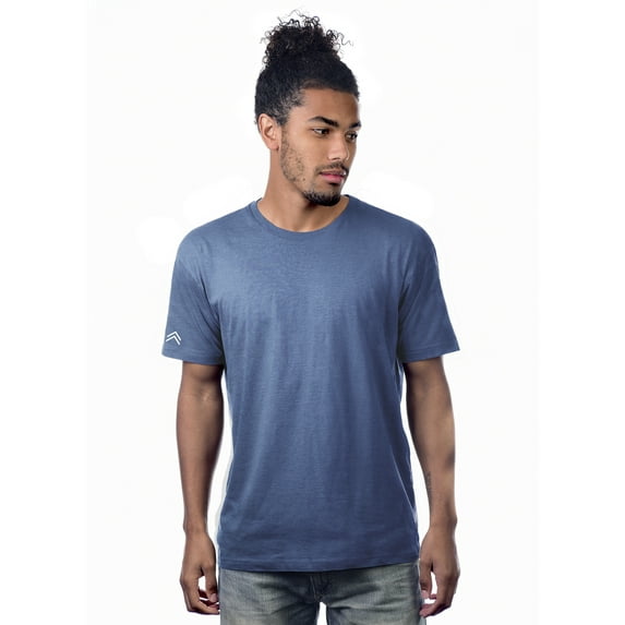 Daxton Tee Viking Symbol Create Your own Reality Short Sleeves Basic Tshirt - Shade Heather Blue, Medium