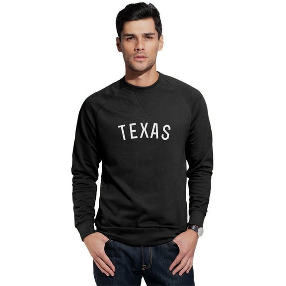 Daxton Texas Sweatshirt Athletic Fit Pullover Crewneck French Terry Fabric
