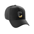 thumbnail image 1 of Daxton Two Tone Initial Letters Numbers Structured Baseball Hat, Black Hat, Letter C, 1 of 3