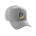 thumbnail image 1 of Daxton Two Tone Initial Letters Numbers Structured Baseball Hat, Light Gray Hat, Letter O, 1 of 3