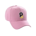 thumbnail image 1 of Daxton Two Tone Initial Letters Numbers Structured Baseball Hat, Pink Hat, Number 8, 1 of 3