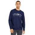 thumbnail image 1 of Daxton Two-Tone USA Cities State Adult Comfort Fit Crew Sweatshirt , Atlanta Navy White, 3XL, 1 of 3