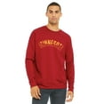 thumbnail image 1 of Daxton Two-Tone USA Cities State Adult Comfort Fit Crew Sweatshirt , Minnesota Red Gold, M, 1 of 3