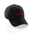 thumbnail image 1 of Daxton USA Cities Baseball Dad Hat Cap Cotton Unstructure Low Profile Strapback - Houston Black Red, 1 of 1