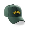 thumbnail image 1 of Daxton USA Cities States Baseball Hat Cap Arch Letters, New Jersey Hunter Gold, 1 of 2