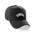 thumbnail image 1 of Daxton USA Cities States Baseball Hat Cap Arch Letters, Tennessee Black White, 1 of 2