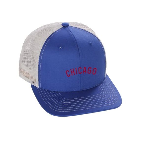 Daxton USA Cities Trucker Mesh Structured Hat Mid Profile Snapback Cap