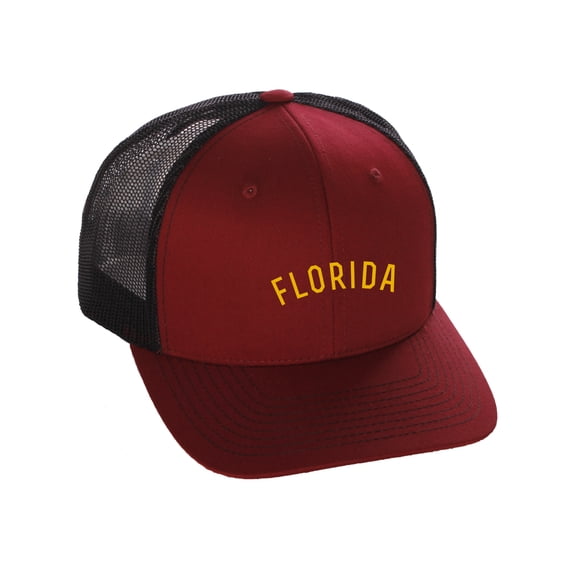 Daxton USA Cities Trucker Mesh Structured Hat Mid Profile Snapback Cap