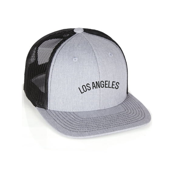 Daxton USA Cities Trucker Mesh Structured Hat Mid Profile Snapback Cap