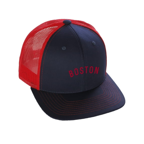 Daxton USA Cities Trucker Mesh Structured Hat Mid Profile Snapback Cap