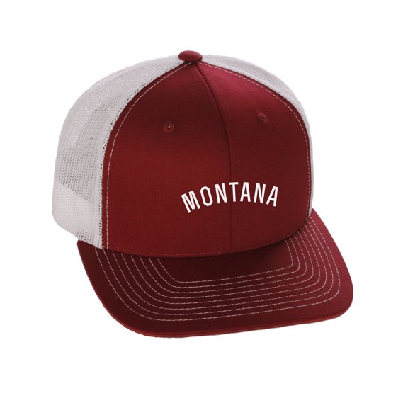 Daxton USA Cities Trucker Mesh Structured Hat Mid Profile Snapback Cap