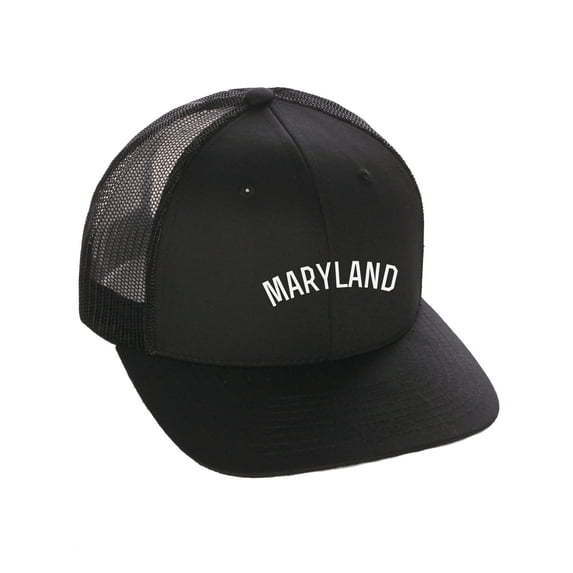 Daxton USA Cities Trucker Mesh Structured Hat Mid Profile Snapback Cap